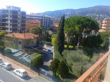 vista dal balcone